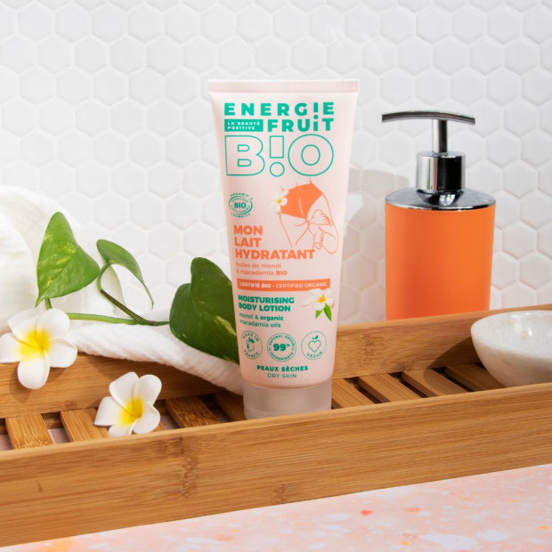 Energie Fruit Lait corps monoï bio, 200ml | Parashop.com