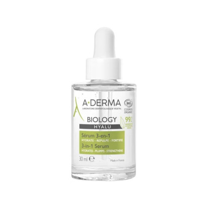 A-Derma BIOLOGY Hyalu Sérum 3en1 Bio, 30ml | Parashop.com