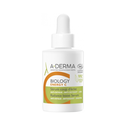 A-derma BIOLOGY ENERGY C Sérum Vitamine C Stabilisée, 30ml | Parashop