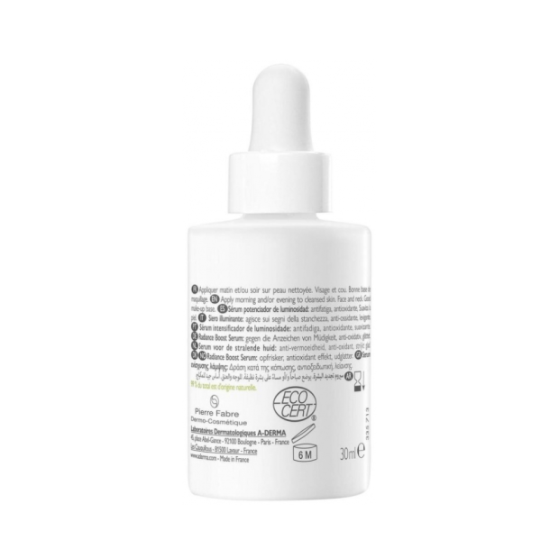 A-derma BIOLOGY ENERGY C Sérum Vitamine C Stabilisée, 30ml | Parashop