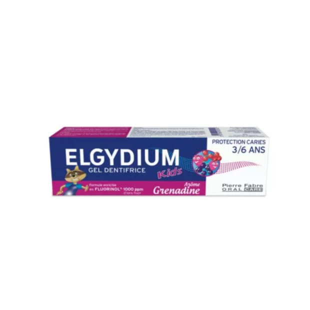 Elgydium Kids Gel Dentifrice Protection Caries 3/6 Ans 50 ml | Parashop.com