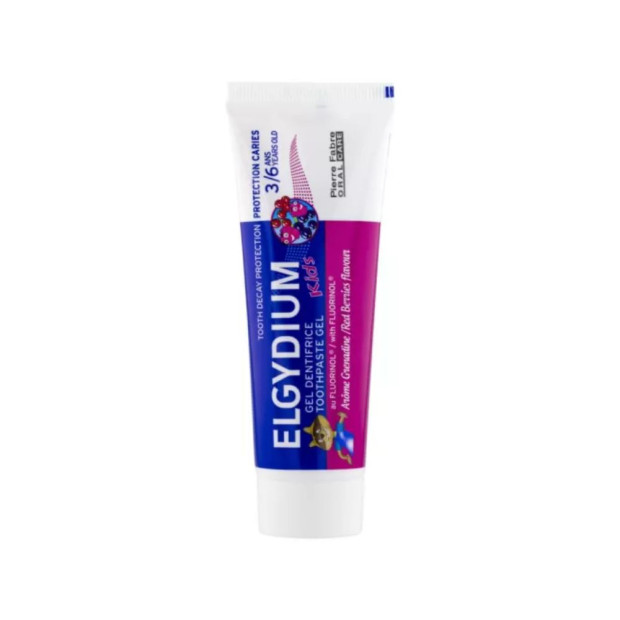 Elgydium Kids Gel Dentifrice Protection Caries 3/6 Ans 50 ml | Parashop.com