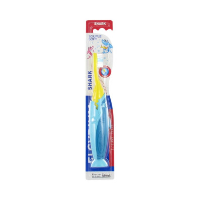 Elgydium Shark Brosse à Dents 2-6 Ans Souple | Parashop.com