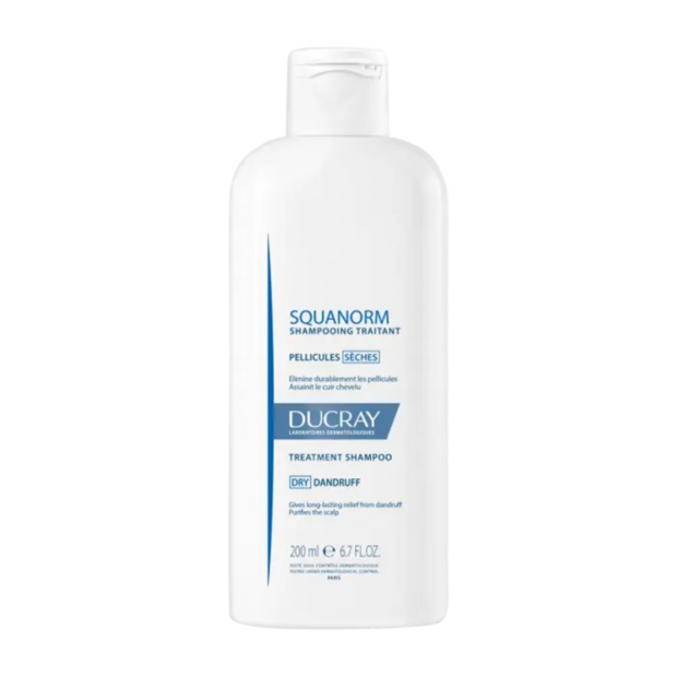 Squanorm Shampoing Traitant Antipelliculaire Pellicules Grasses, 200ml