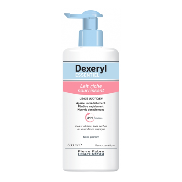 Dexeryl Essentiel Lait Riche Nourrissant, 500ml