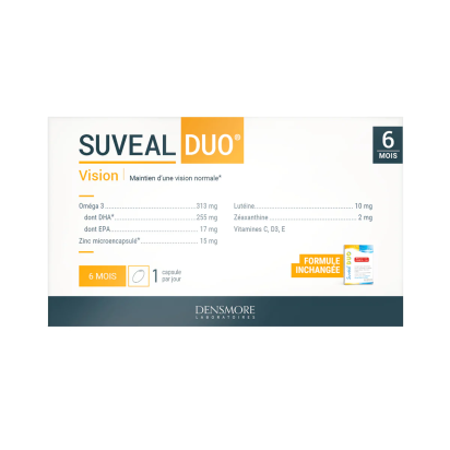 SUVÉAL DUO Maintien vision normale, 180 capsules