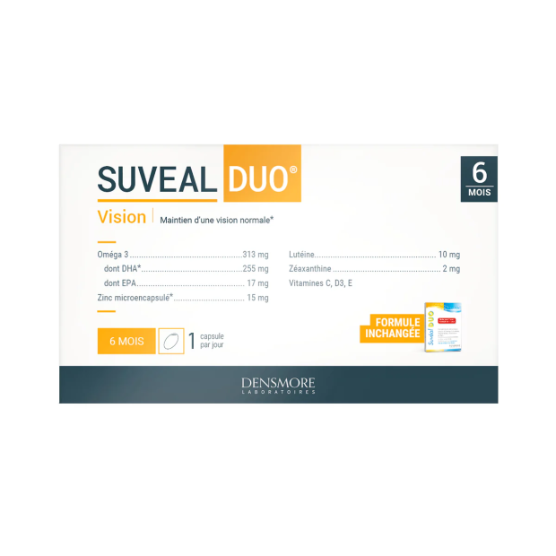 Suvéal Duo Maintien Vision Normale, 180 Capsules