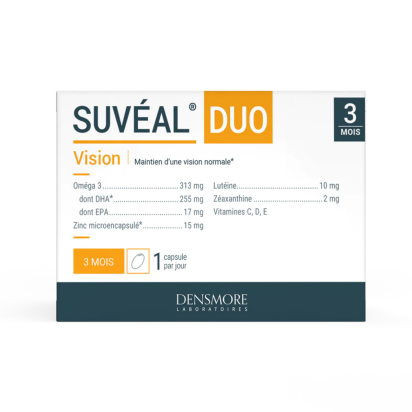 SUVÉAL DUO Maintien vision normale, 90 capsules