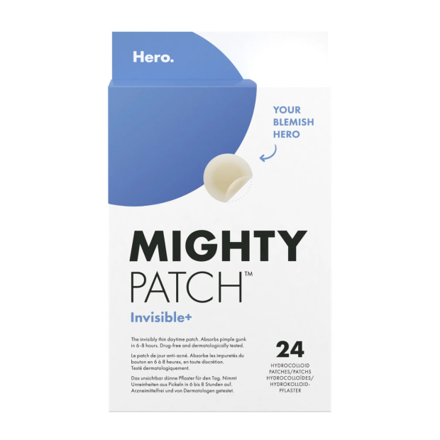Mighty Patch Invisible+ Patchs De Jour Anti-Acné, 24 Patchs Hydrocolloïdes