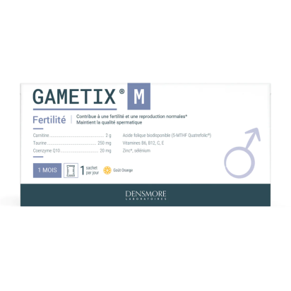 Gametix M Fertilité Homme, 30 Sachets De 5G