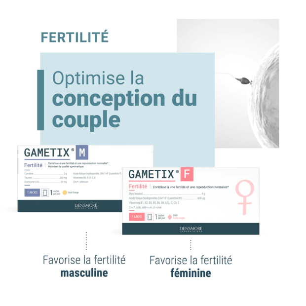 GAMETIX M Fertilité homme, 30 Sachets de 5g