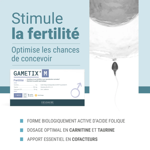 GAMETIX M Fertilité homme, 30 Sachets de 5g