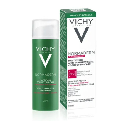 VICHY NORMADERM Soin Correcteur Anti-Imperfections Hydratant 24h, 50ml | Parashop.com