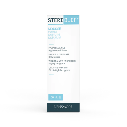 STERIBLEF Mousse Nettoyante Paupières & Cils, 50ml