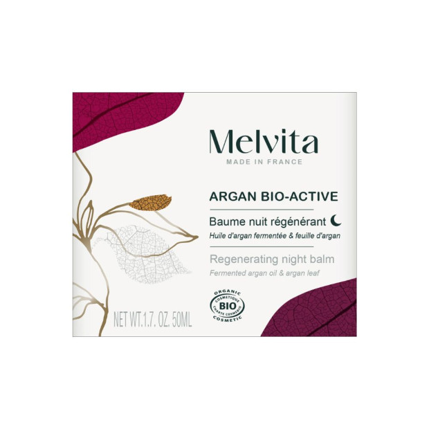 Melvita ARGAN BIO ACTIVE Baume Nuit Régénérant, 50ml | Parashop.com