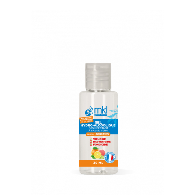 Gel Hydroalcoolique Mains Agrumes, 30ml