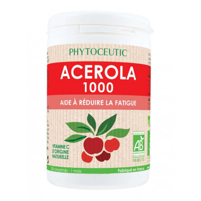 ACÉROLA 1000 MG, 28 COMP Phytoceutic - Parashop