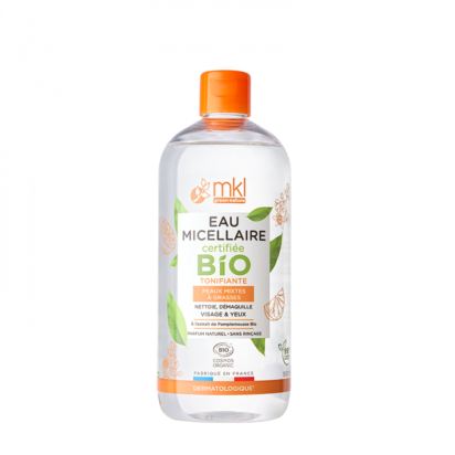 Eau Micellaire Bio Tonifiante Peaux Mixtes À Grasses, 500ml