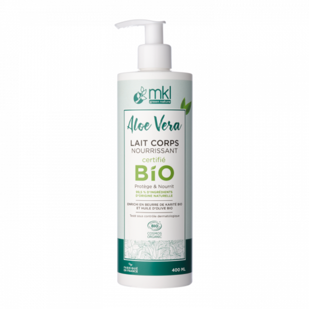 Lait Corps Bio Nourrissant Aloe Vera, 400ml