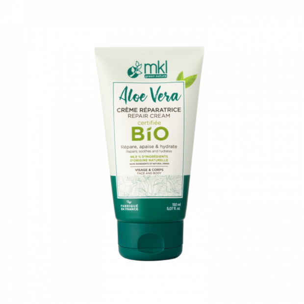 Crème Réparatrice Bio Aloe Vera, 150ml