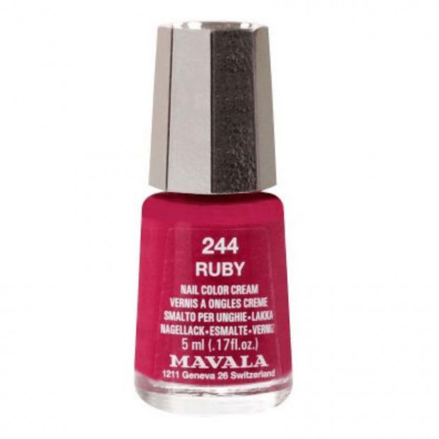 MINI COLOR vernis à ongles Ruby N°244, 5ml Mavala - Parashop