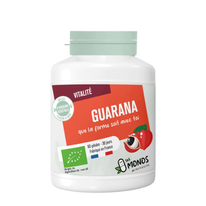 LES MONOS Vitalité Guarana Bio, 60 gélules