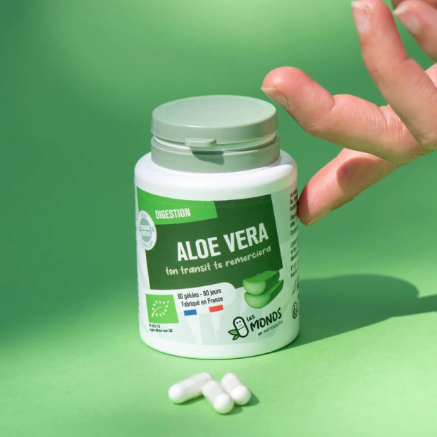 Les Monos Digestion Aloe Vera Bio, 60 Gélules