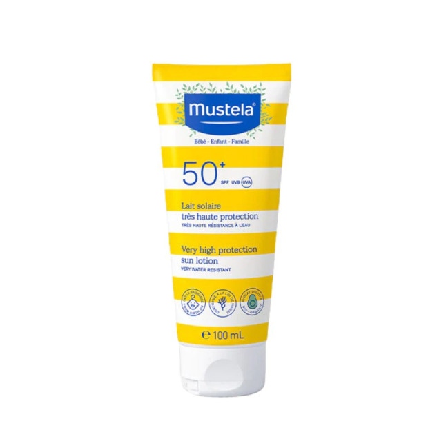 Lait Solaire Très Haute Protection Bébé-Enfant-Famille Spf50+, 100ml