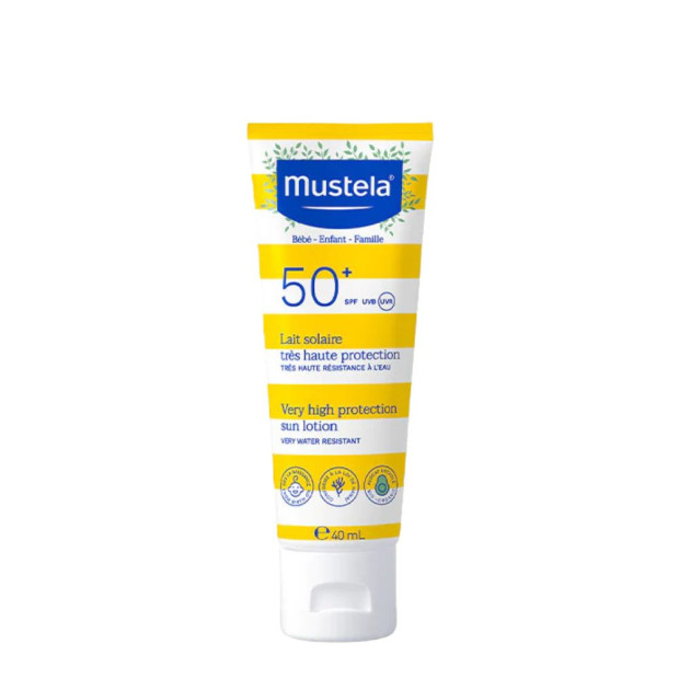 Lait Solaire Très Haute Protection Bébé-Enfant-Famille SPF50+, 40ml