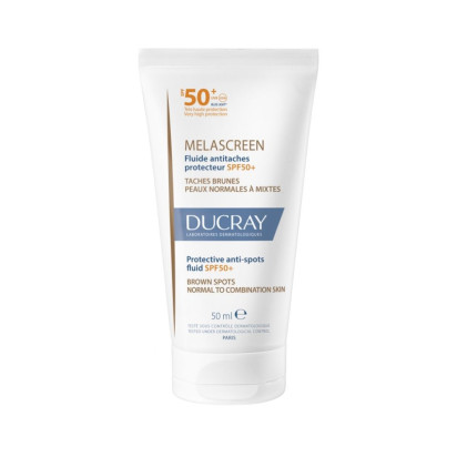 Ducray MELASCREEN Fluide Anti-Taches Protecteur SPF50+ Peaux Normales à Mixtes, 50ml | Parashop.com