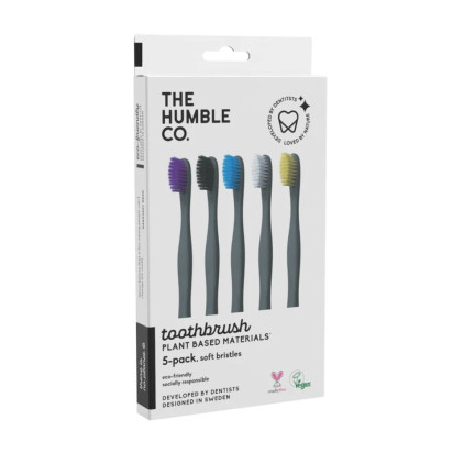 Brosses À Dents Souples Végétales, X5