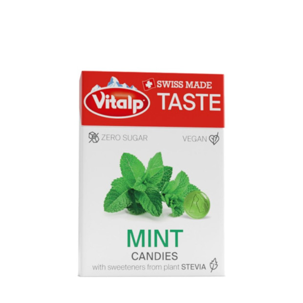 VITALP Bonbons Sans Sucre Menthe, 25g