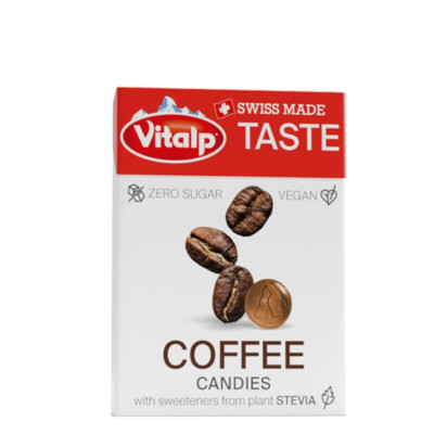 VITALP Bonbons Sans Sucre Café, 25g