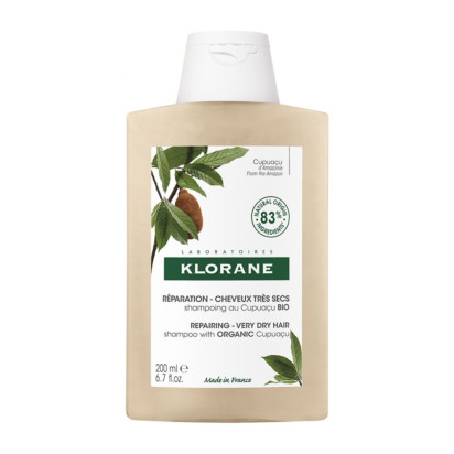 Réparation Shampoing au Cupuaçu Bio Cheveux Très Secs, 200ml