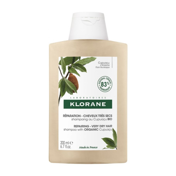 Réparation Shampoing au Cupuaçu Bio Cheveux Très Secs, 200ml