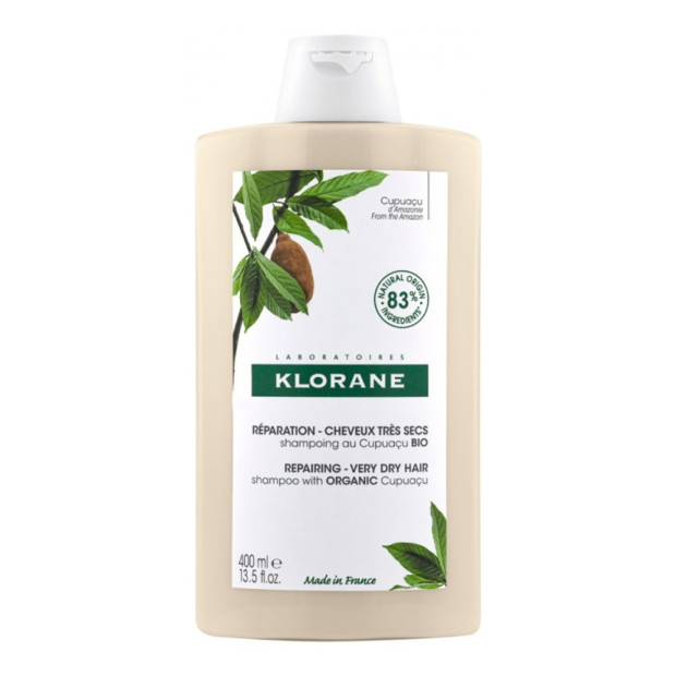 RÉPARATION Shampoing au Cupuaçu Bio Cheveux Très Secs, 400ml