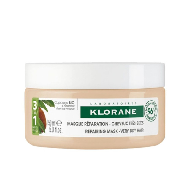 RÉPARATION Masque 3en1 au Beurre de Cupuaçu Bio Cheveux Très Secs, 150ml