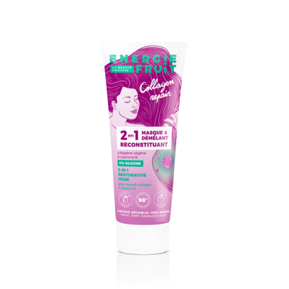 Energie Fruit Masque & Démêlant 2 en 1 Reconstituant Collagène Végétal & Vitamine B, 200ml | Parashop.com