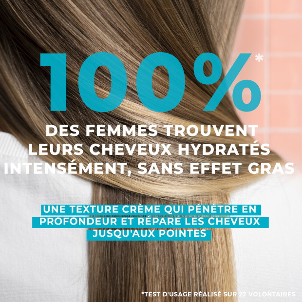 Masque 2-en-1 sans silicone cheveux abîmés monoï & huile de macadamia bio, 300ml Energie Fruit - Parashop