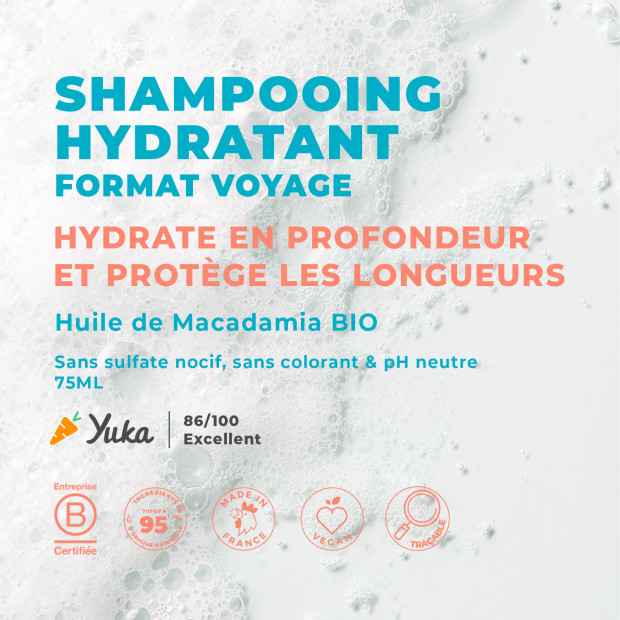 Energie Fruit Shampoing Sans Sulfates Monoi & Huile De Macadamia Bio, 75ml | Parashop.com