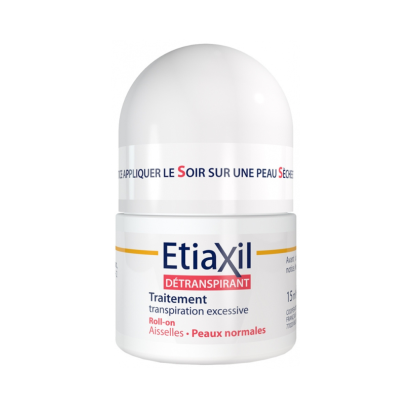 Etiaxil Traitement Détranspirant Aisselles Peaux Normales Flacon-Bille, 15ml | Parashop.com