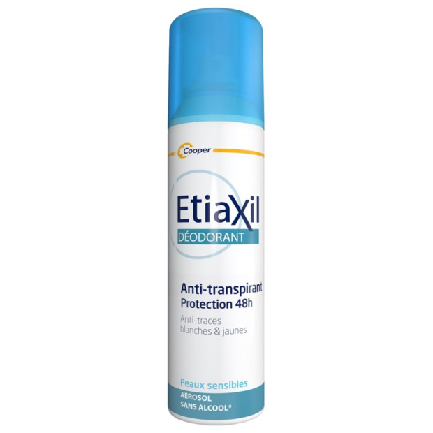 Déodorant Anti-Transpirant 48h, Aérosol 150ml Etiaxil - Parashop