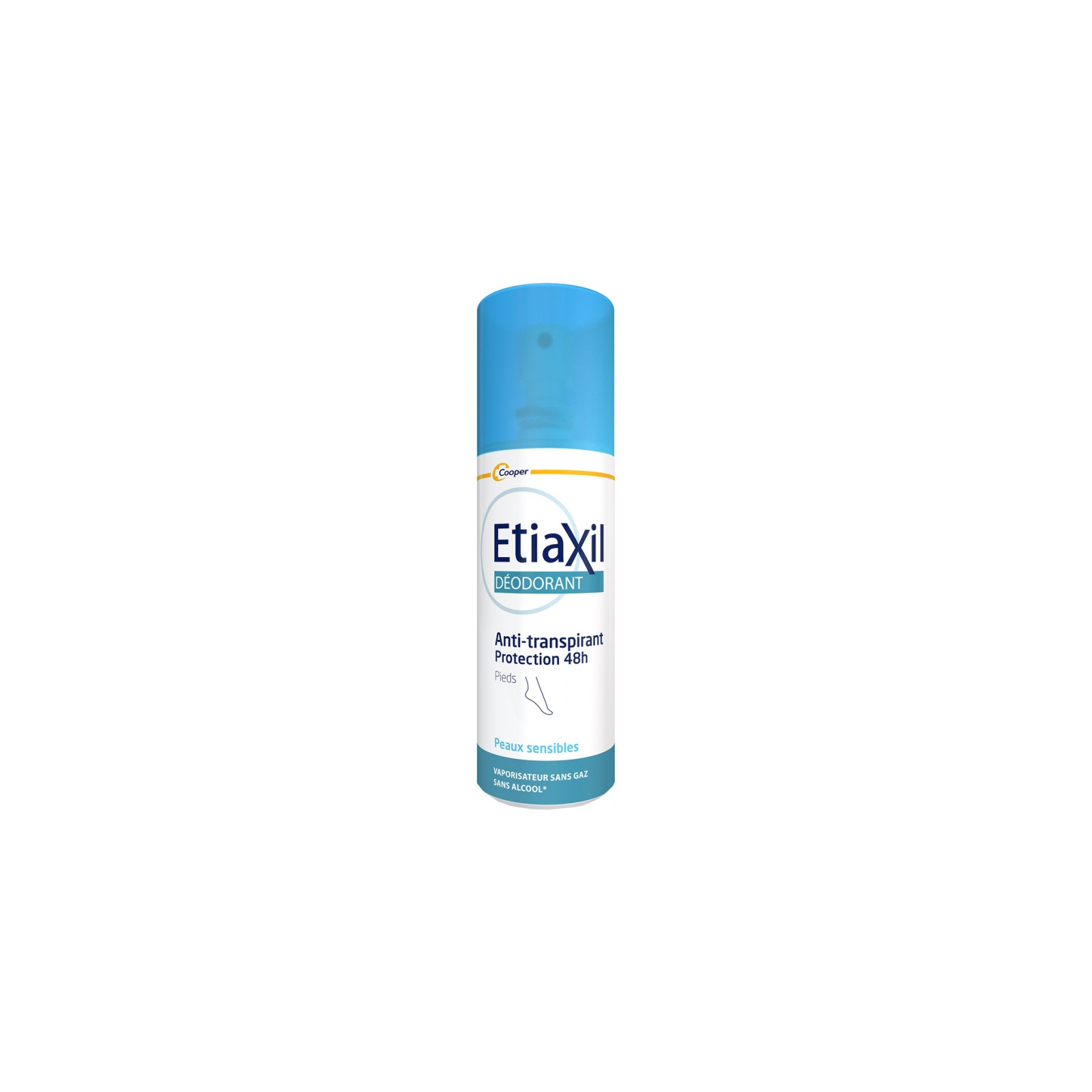 Etiaxil Déodorant AntiTranspirant pieds, Spray 100ml