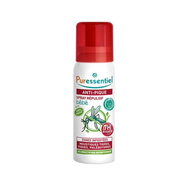 Puressentiel ANTI-PIQUE BÉBÉ Spray répulsif, 60ml | Parashop.com