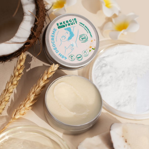 Déo crème 48h monoï bio, 45g Energie Fruit - Parashop