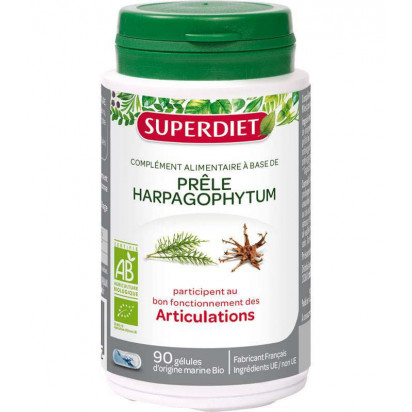 ARTICULATIONS, Prele Harpagophytum Bio, 90 Gelules Super Diet - Parashop