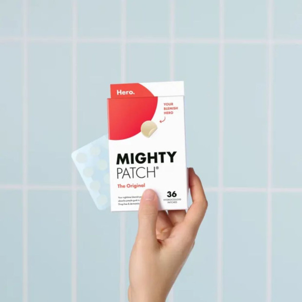 HERO Mighty Patch Original Patchs de Nuit Anti-Acné, 24 patchs hydrocolloïdes | Parashop.com